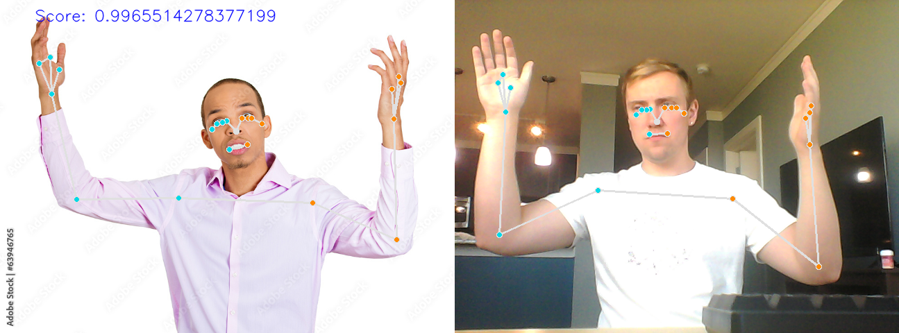 Basic comparison of a pose to a still image