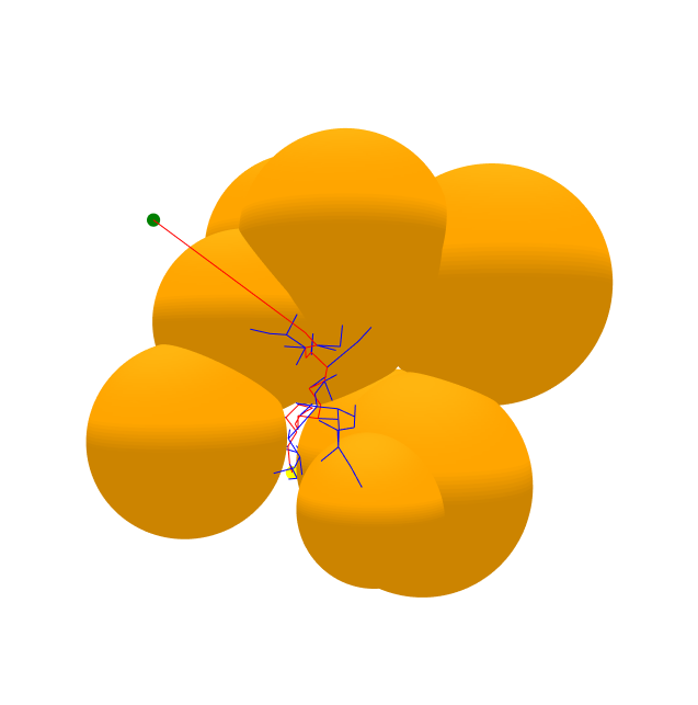 Angle on the ending position of a rrt graph